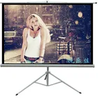 Mesh Screen for Projection Tripod Standing Projector Screen Quick Fold On Sale