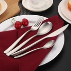 D033 Hongda Patented Design 304 Stainless Steel Hammered Forge Heavy Weight Noble Spoon Fork Knife Silver Cutlery