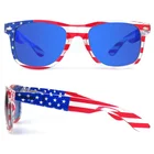 2019 fashion design UV protection sunglasses american flag sunglasses TR90 polarized flag printing sun glasses