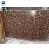 Polished african multi red granite slab