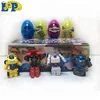 Small size cheap plastic car transforming robot toy in egg packing