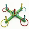 foam rubber plastic ring toss game garden quoits set kids outdoor toys