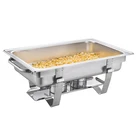 Restaurant Buffet Serving alcohol big Chafing Dish With Lid Catering Buffet Warmer Tray