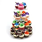 3 4 5 6 7 8 Tier Cupcake Stands and Stacked Cake Stand for Party