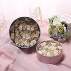 Wholesale Round Chocolate Packaging Cookie Metal Biscuit Tin Box