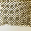 Flexible architectural anti-cut metal stainless steel ring mesh