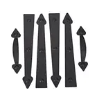 Decorative Garage Door Carriage Accents Hinges Handles Hardware Kit