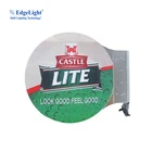 Edgelight CF3 outdoor advertising led display screen round shape