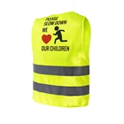 KV01A Custom Wholesale High Visibility School Children Kid Hi Vis Reflective Safety Vest For Children Kid