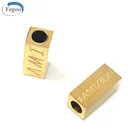 With Free Sample Beads Metal No Fade Plating Rectangle Custom Logo Metal Stainless Steel Beads For Jewelry