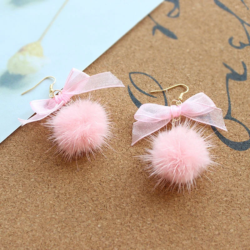 Pink Drop Earrings