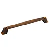 Great quality italy pull handle antique brass for kitchen cabinets