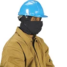 Deliwear Winter Thermal Lined Safety Hard hat liner Flame resistant Hood with face mask