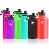 Custom Color 6 Volumes Vacuum Insulated SS304 Stainless Steel Water Bottle with Insulated Spout Lid