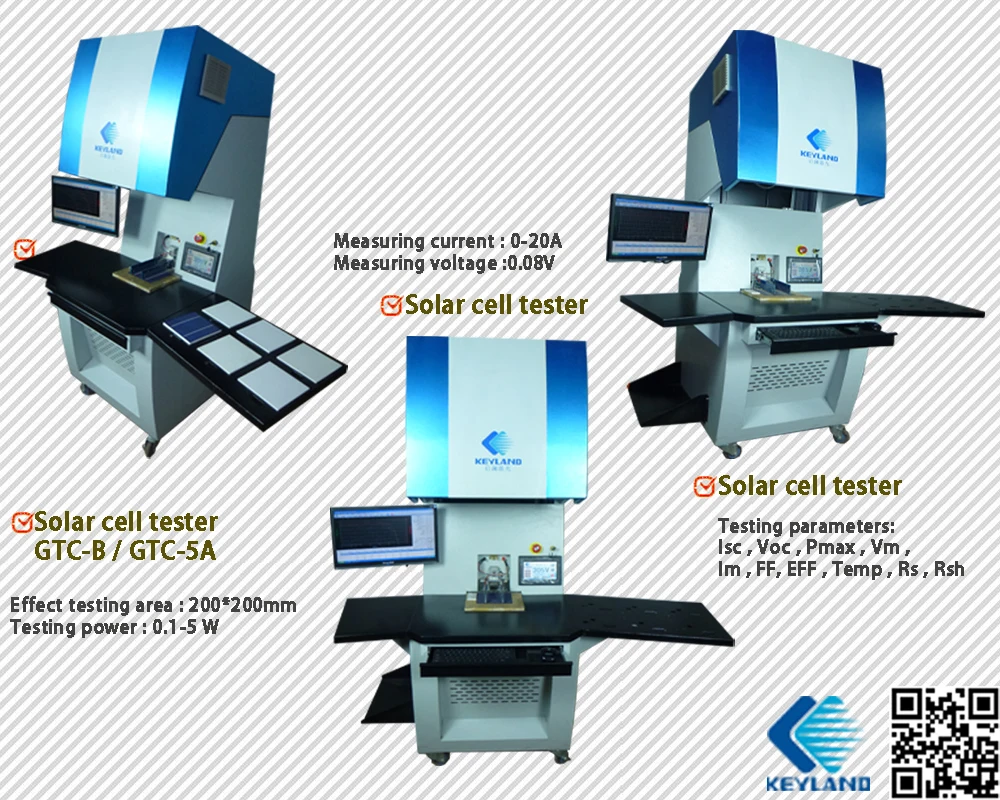 Solar pv battery testing i-v curve test for solar cell KEYLAND solar cell tester price