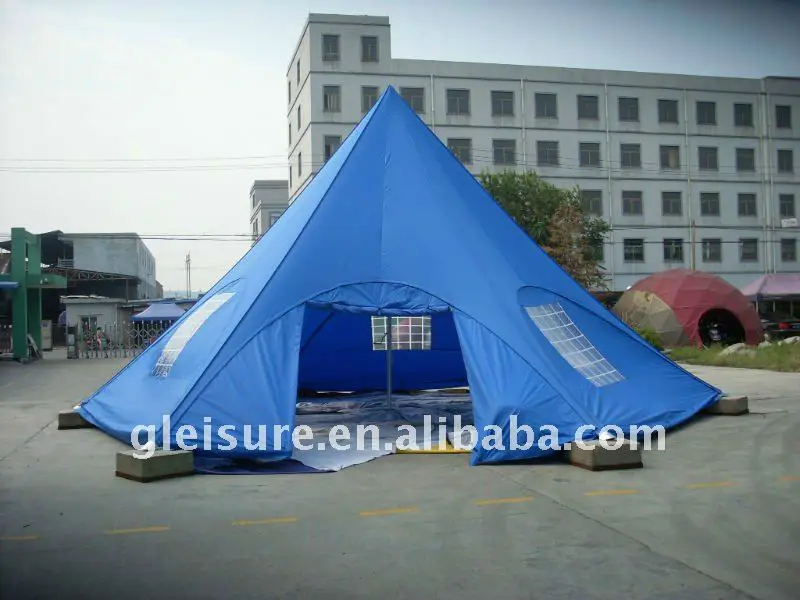 blue star tent door wall