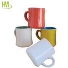 wholesale Ceramic Cup mug with 2 colour customize logo