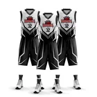 Best Selling Product The Newest Design Customized Service Oem/odm Uniform Sublimation Black Color College Basketball Jersey