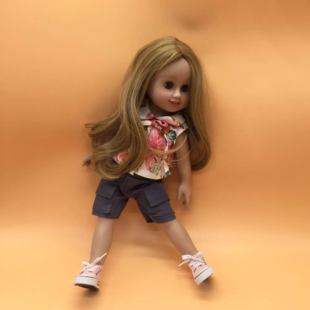 2017 high quality pretty 18 inch vinyl doll