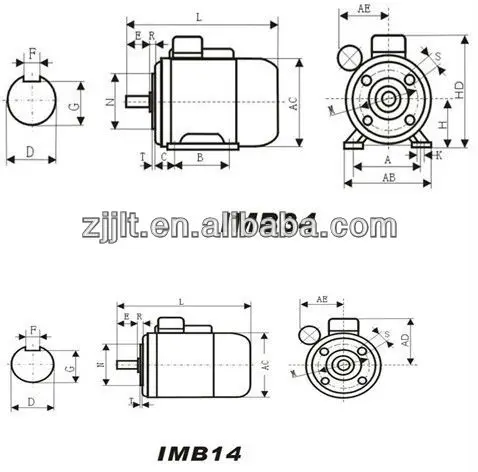 YL IMB34,IMB14 mounting