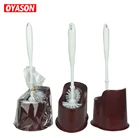 Promotional cheap plastic toilet cleaning brush with holder