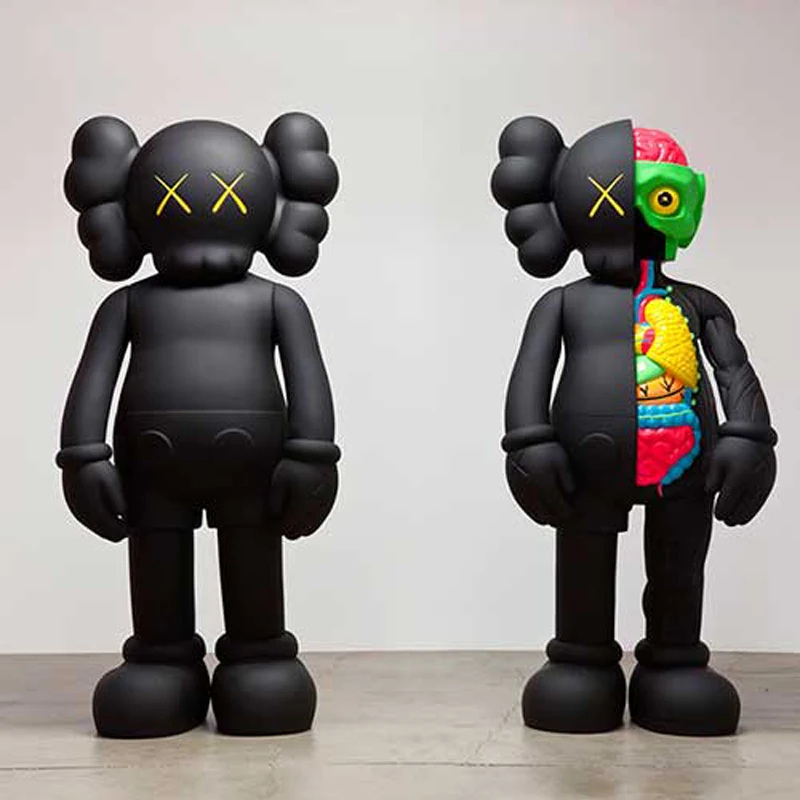 Outdoor Decor Modern Art Dissected Companion Black Kaws Sculpture Buy