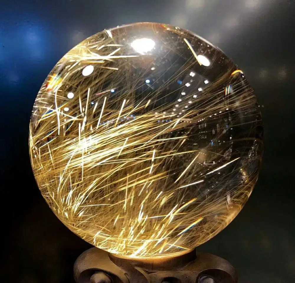 hot sale natural rutilated quartz crystal healing