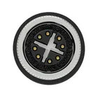 cable M12 8 pins female ethernet/IP circular Connector