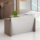 new design modern cheap small reception desk for salon from China supplier Sunshine Furniture