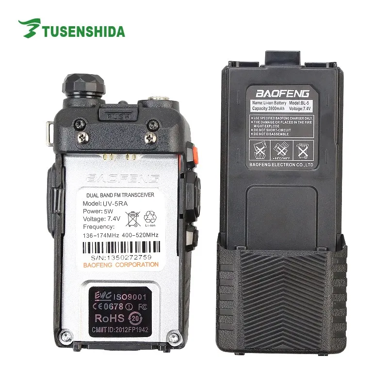 Vhf & Uhf Full Duplex Walkie Talkie For Baofeng Bfuv5ra 5w Dual Band