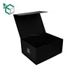 Factory Price Dye-throug Black Soft Touch Collapsible Magnetic Gift Box
