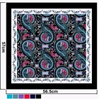 Custom logo printed cotton head scarf bandana
