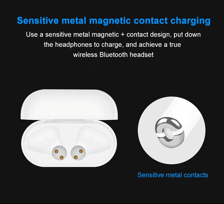 TWS-i12 earphones binaural call wireless stereo with charging box headphones sports earplugs - ANKUX.COM