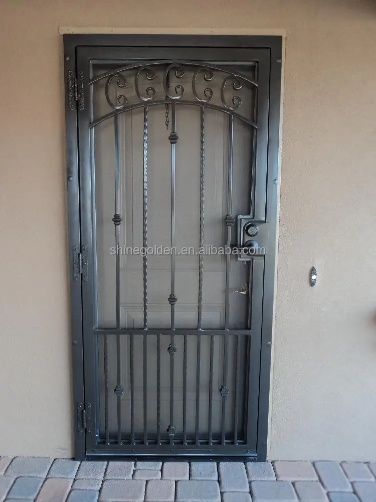 Affordable Fashion And Security Door Entry Wrought Iron Gyd 15d0140 Buy Wrought Iron Double Entry Doors Wrought Iron Interior Door Wrought Iron