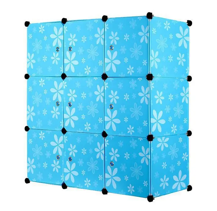 New Product 9 magic wardrobe plastic frame, Easy assembly bookcase and storage cabinets