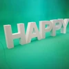 Wholesale customized EVA foam 3D number hanging billboard wall letters for decorate wedding