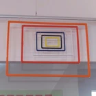 Customized A1 A2 A3 A4 A5 A6 Plastic Advertising Poster Frames For Promotional