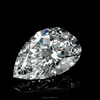 Pear cut 8*10mm Clear White Simulate Diamonds Synthetic Moissanite Loose Stones Rough uncut Price of 1 carat Diamond