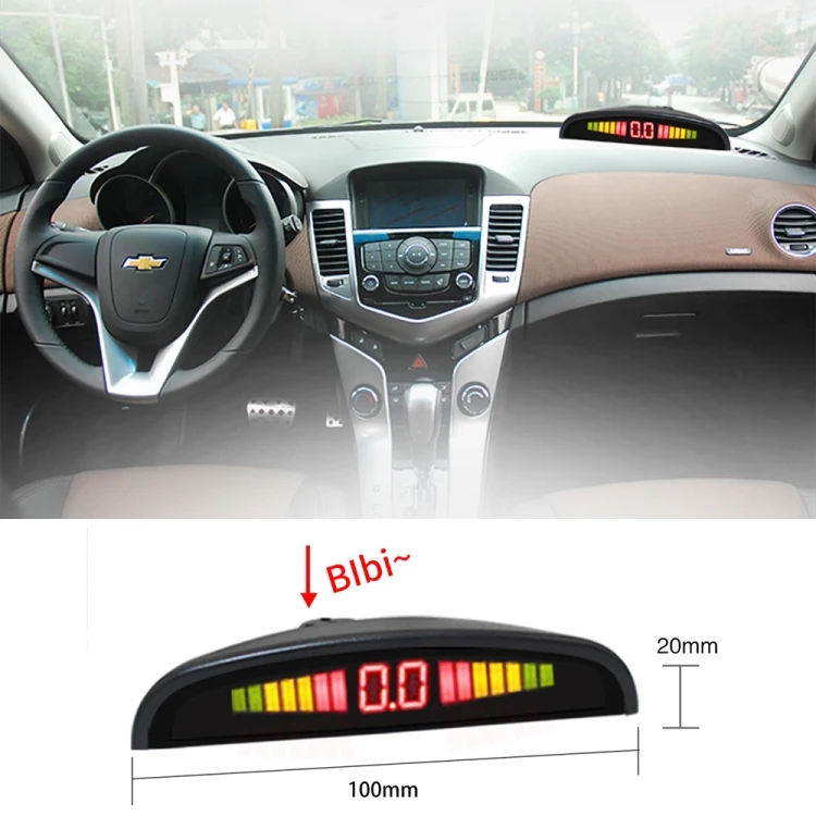 4 flat sensor reverse assistant parking car reversing system parking sensor - ANKUX.COM