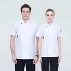 Hotel restaurant pure cotton men chef coat jacket uniform