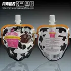 Made in China DQ PACK high quality stand up pouch with spout for milk drink