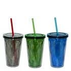 2019 Custom Wholesale High Quality BPA Free Plastic Double Wall Travel Coffee Mug Cup