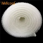 Free sample eco friendly washable white 3d spacer mesh fabric for baby stroller cushion