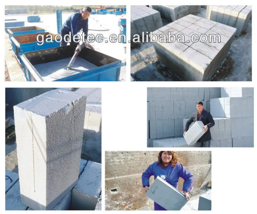 CLC foam concrete block wire cutting machine