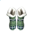 stylish warm cotton-padded boots, indoor and outdoor,boots in the snow, new winter lovers explosion models warm slippers