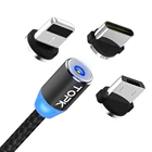 Free Shipping TOPK AM23 1M LED Magnetic Charging USB Cable