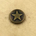 wholesale custom logo embossed Metal Jeans Button for women dress
