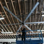 Big HVLS energy saving giant ceiling fans for industrial
