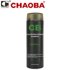 Green Professional salon color shampoo for blonde hair instant coloring purple shampoo