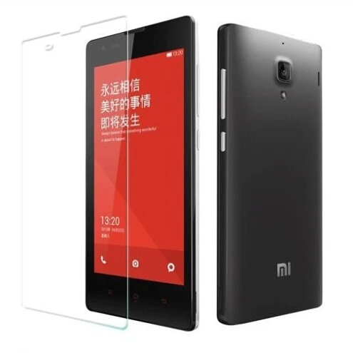 Tempered Glass Screen Protector For MIUI Xiaomi hongmi Red Rice Explosion Proof Clear Toughened Protective Film retail package